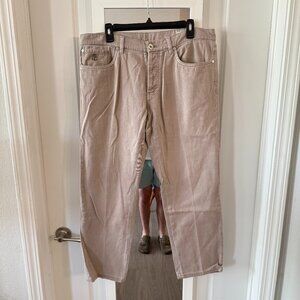 Brunello Cucinelli Beige Five-Pocket Pants Size 52 (US 36)  Cropped